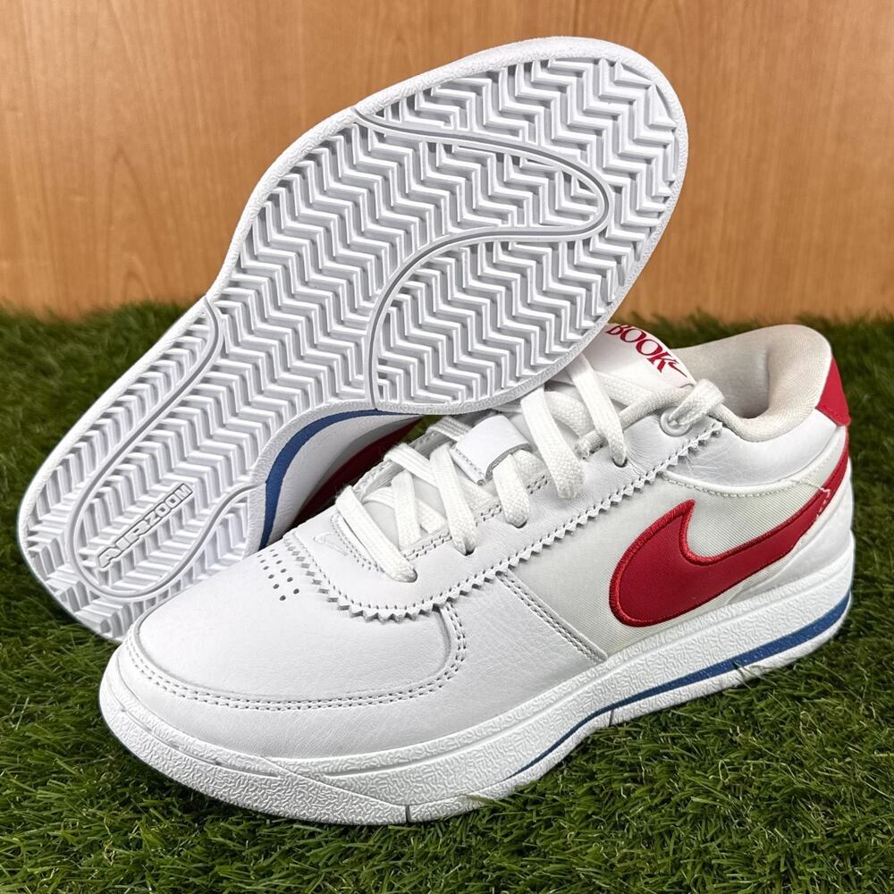 Nike Book 1 White Varsity Red FJ4249-105 Men’s 6.5 / Women’s 8 NWOB